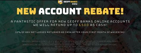 geoff banks welcome offer